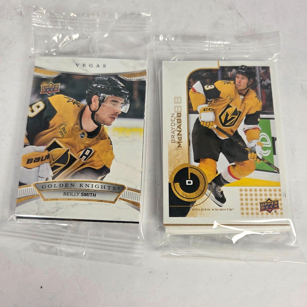 2022-23 Upper Deck Vegas Golden Knights SGA Team Packs 3 & 5 Sealed Lot of 2